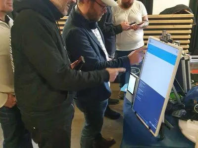 Écran de la conférence