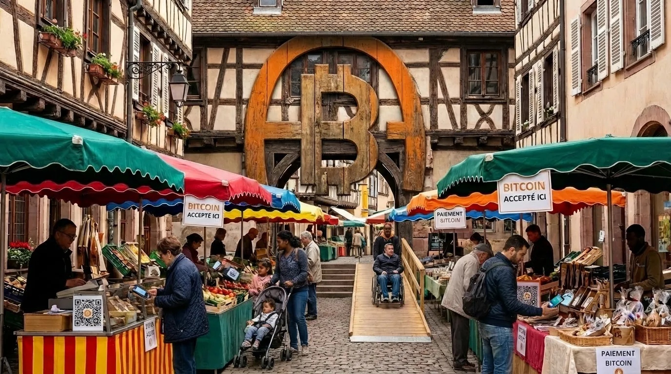 Commerçants en Alsace acceptant Bitcoin